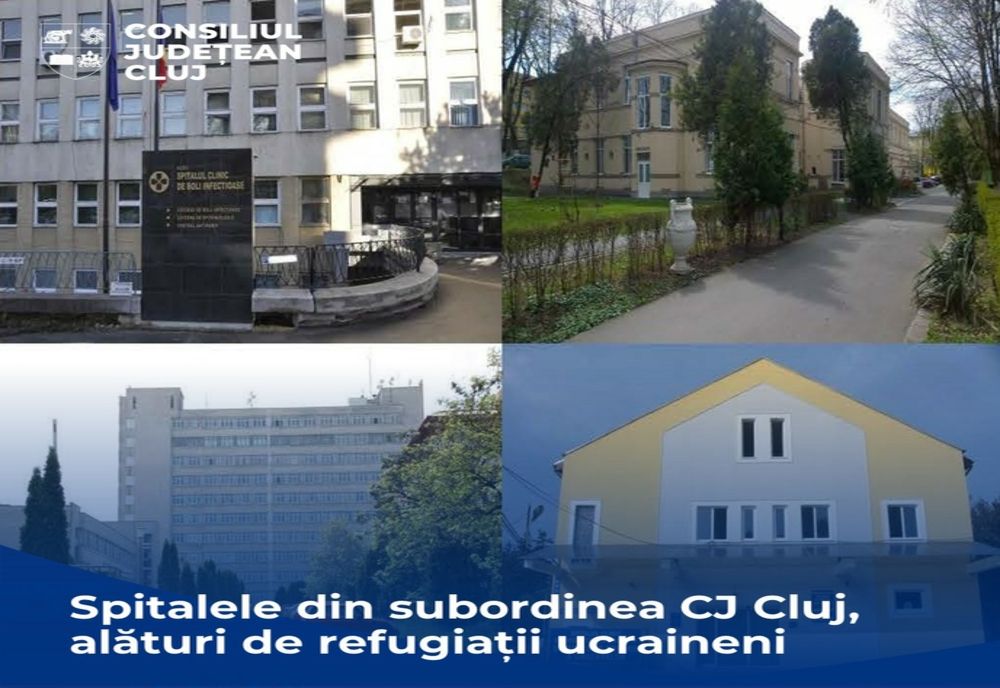Spitalele din Cluj oferă servicii medicale refugiaţilor ucraineni
