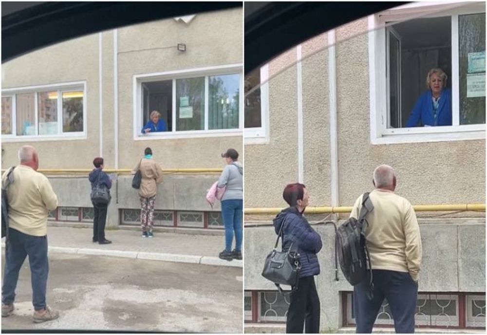 Imagini halucinante la Cluj: Pacienți tratați medical la geam (VIDEO)