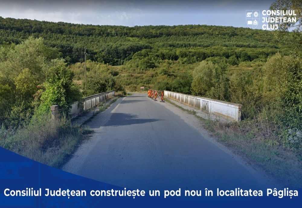 Se construiește un pod nou în localitatea Pâglișa