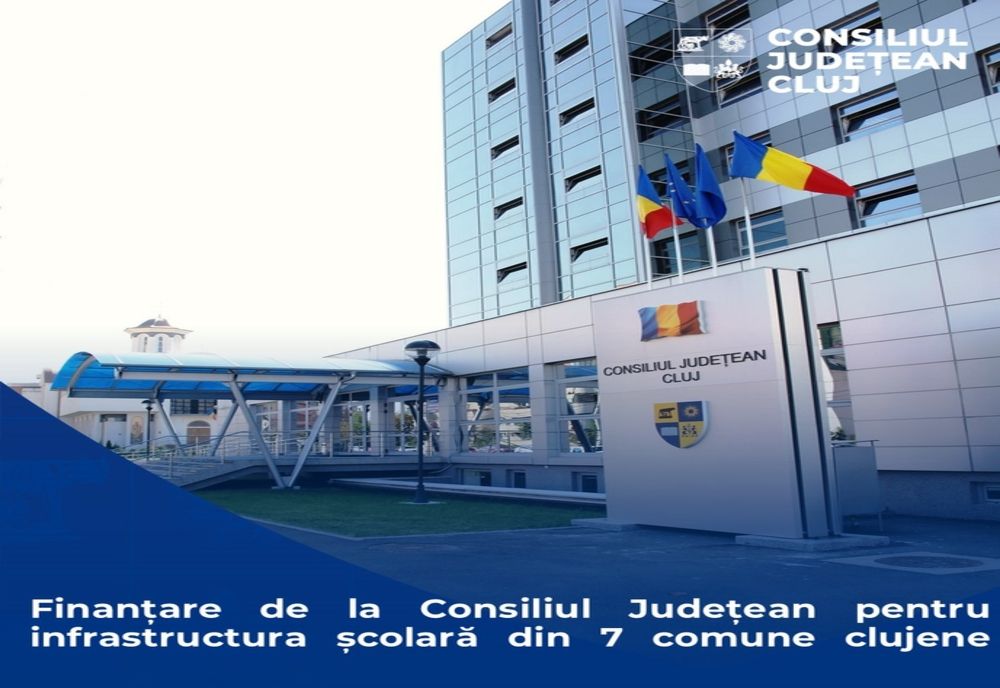 Finanțare pentru infrastructura școlară din 7 comune clujene