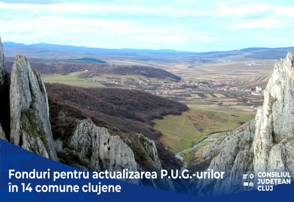 Fonduri pentru actualizarea P.U.G.-urilor în 14 comune clujene