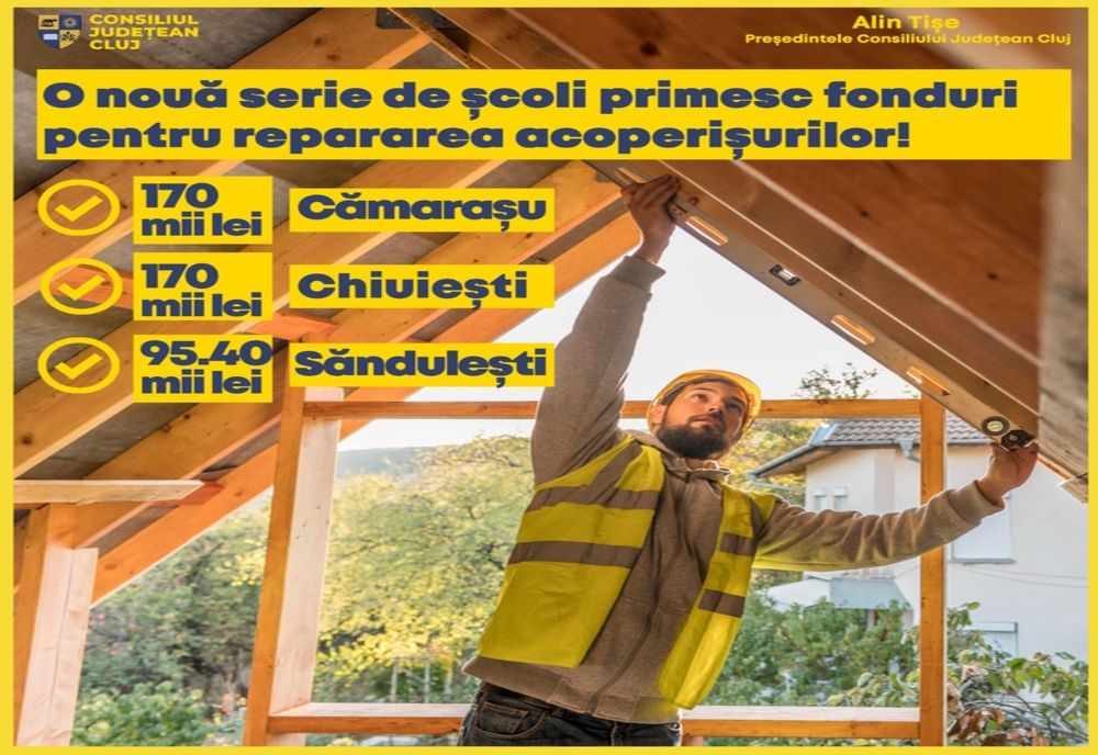 Bani pentru modernizarea a trei unități școlare din județ