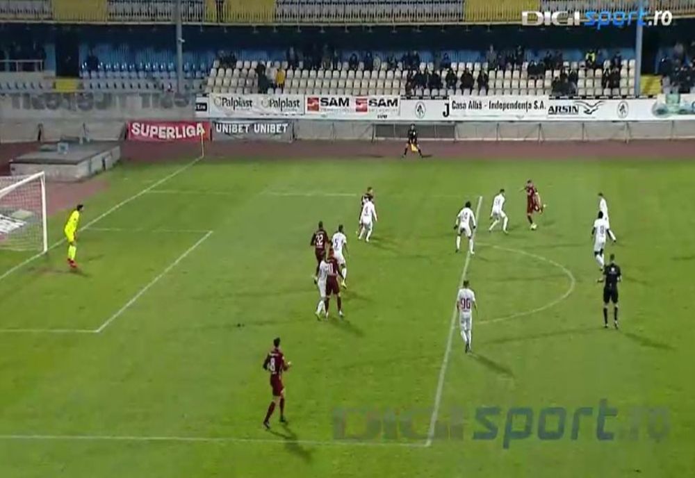 VIDEO FC Hermannstadt pierde meciul cu CFR Cluj