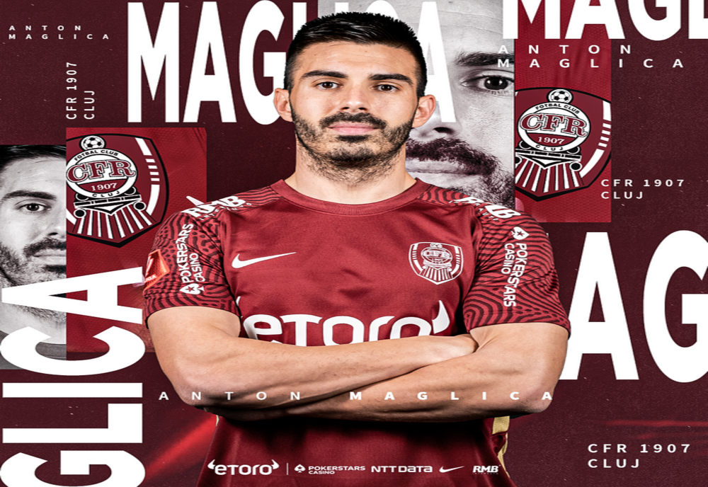 Anton Maglica este noul jucător al echipei CFR Cluj