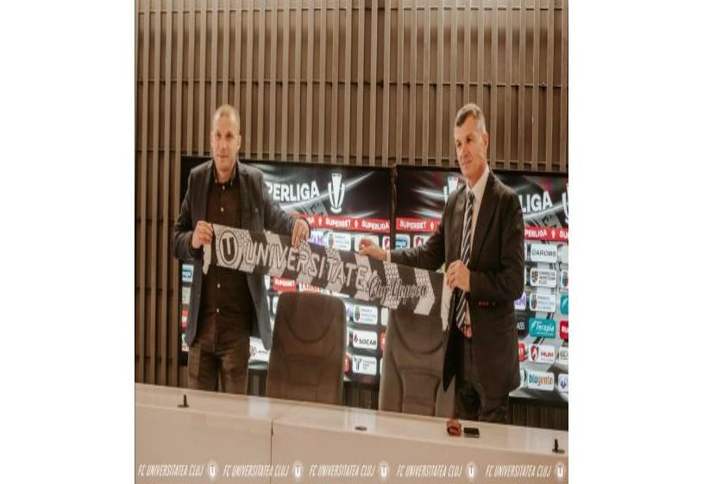 Ioan Ovidiu Sabău prezentat oficial la "U" Cluj