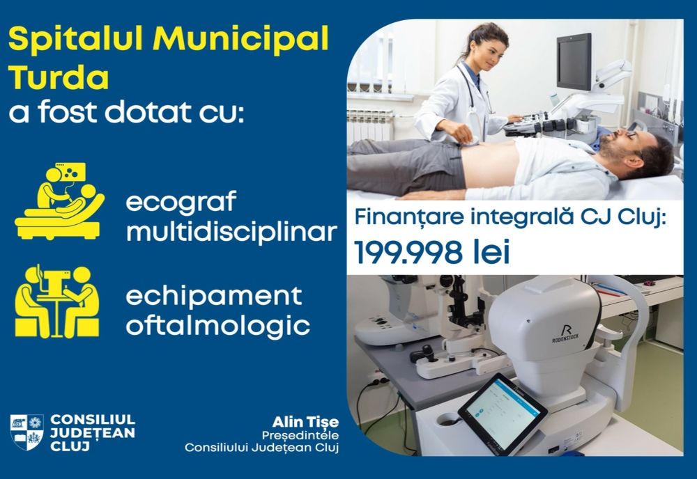 Noi echipamente medicale în dotarea Spitalului Municipal Turda