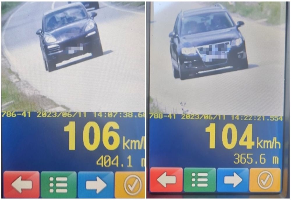 Au condus cu viteză excesivă! Doi clujeni, lăsați fără permise de polițiștii sălăjeni