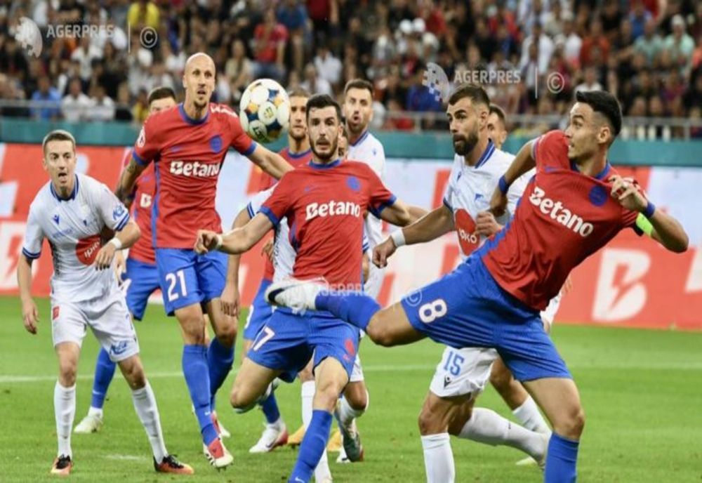 FOTBAL: VICTORIE CU EMOȚII PENTRU FCSB, 3-2 CU FC DRITA, ÎN TURUL AL TREILEA PRELIMINAR AL EUROPA LEAGUE