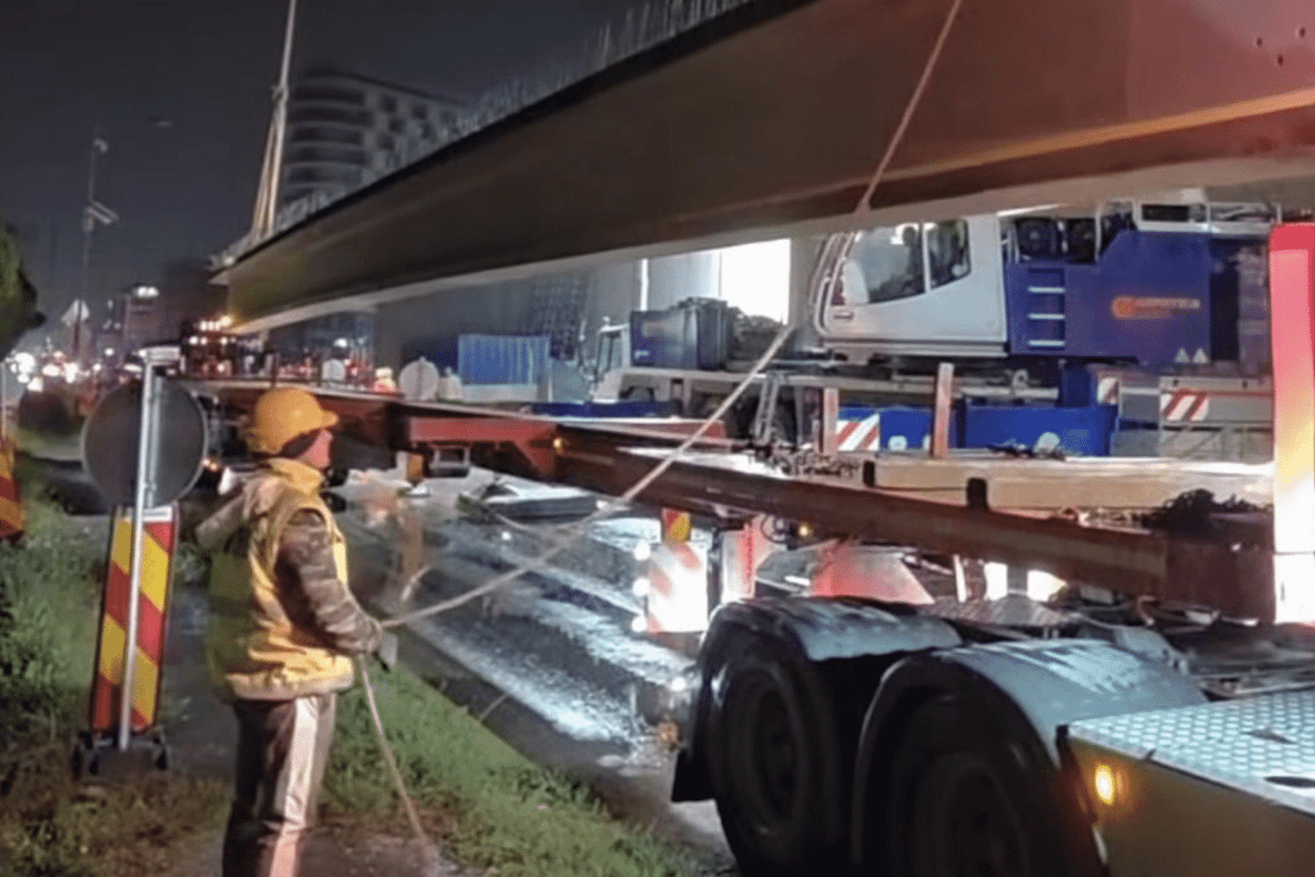 Dan Tarcea: s-a montat ultima grindă la pasajul care duce spre viitorul mega-spital regional din Cluj!