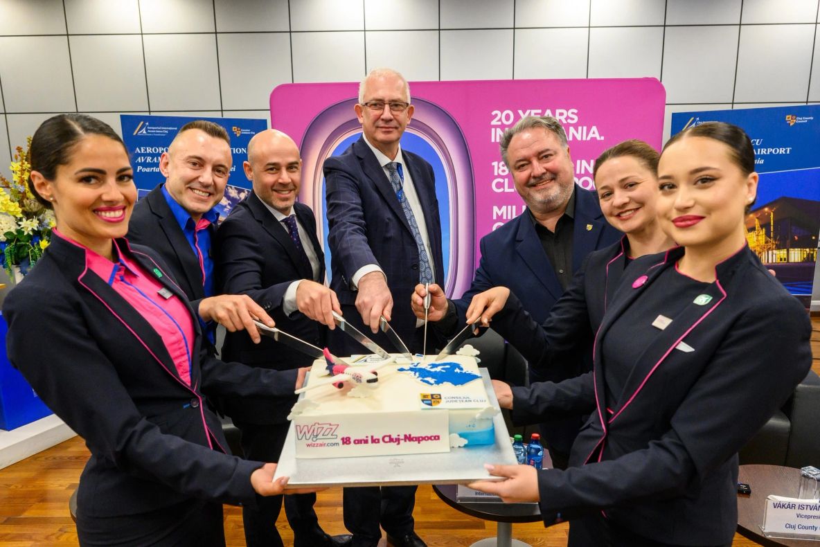 18 ani de Wizz Air la Cluj: David Ciceo anunță noi destinații, extinderea aeroportului și planuri pentru 10 milioane de pasageri