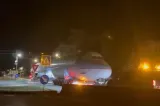 Apariție surprinzătoare pe o șosea din Cluj. Șoferii au dat nas în nas cu un...avion! VIDEO