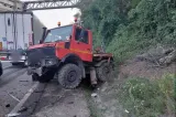 Accident între un autotren și o autoutilitară pe DN1 E60, în județul Cluj. Doi bărbați au fost răniți