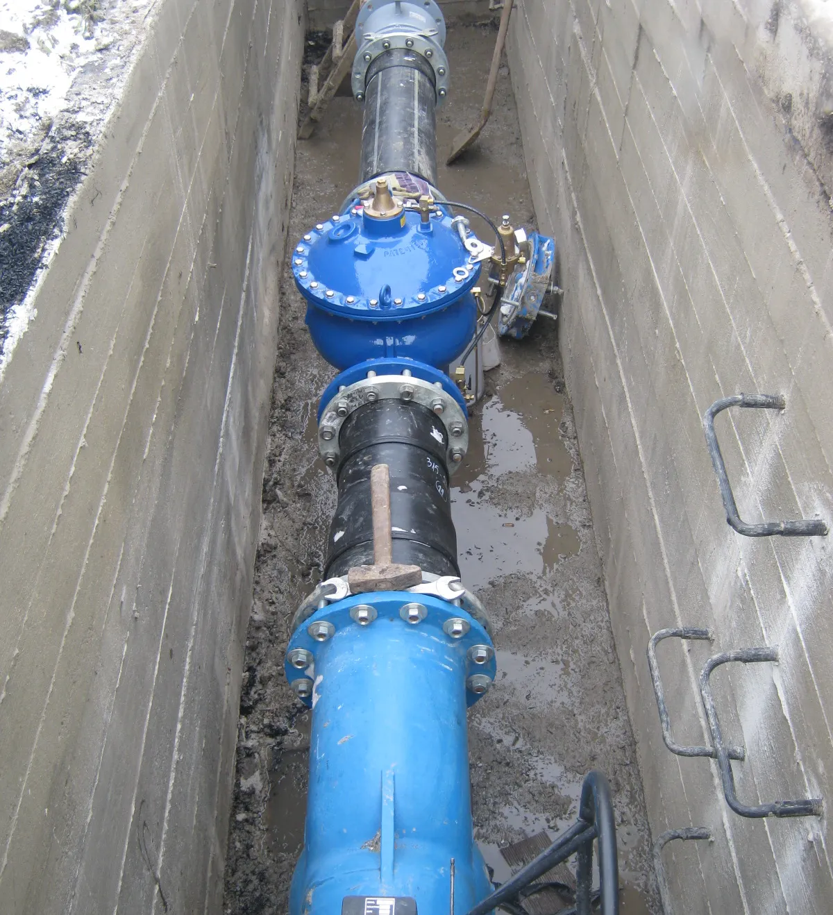 Tronson Intr Dej-Cupl cond exist-camin CV1 montare echipam