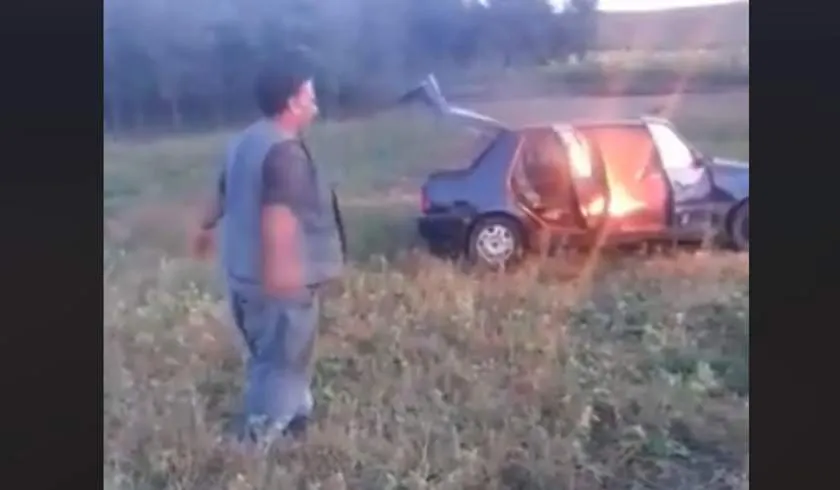 incendiu masina cioban cluj