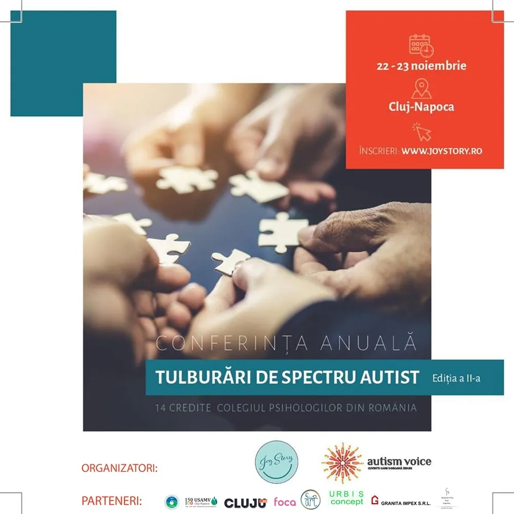 A doua ediție a conferinței "TULBURĂRI DE SPECTRU AUTIST" la Cluj-Napoca