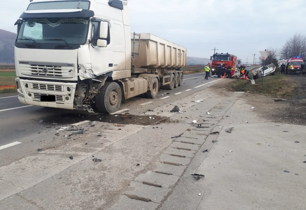 VIDEO | Accident mortal din judeţul Cluj a fost surprins de camerele de supraveghere