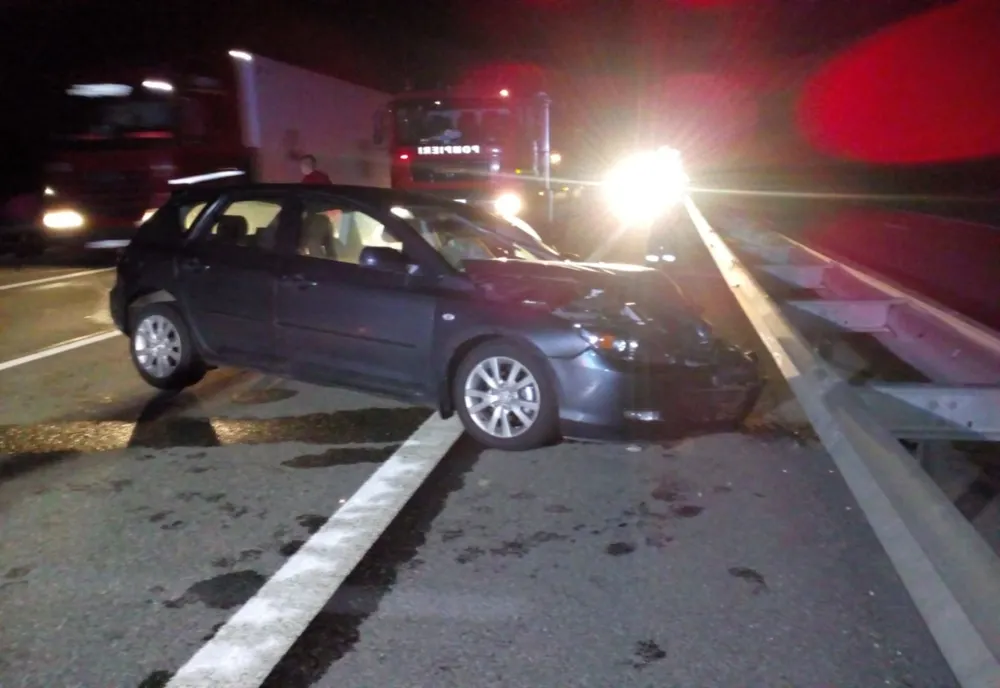 FOTO | Accident noaptea trecută pe Autostrada A3