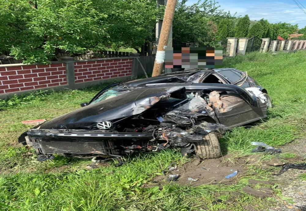 FOTO | Accident grav în judeţul Cluj! Un şofer şi-a pierdut viaţa