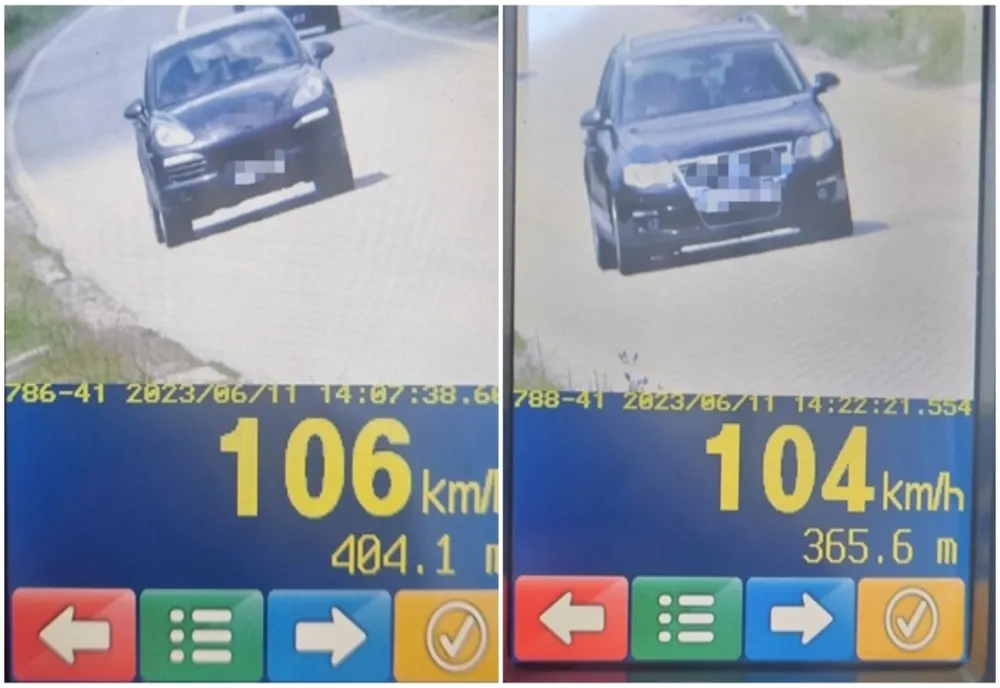Au condus cu viteză excesivă! Doi clujeni, lăsați fără permise de polițiștii sălăjeni