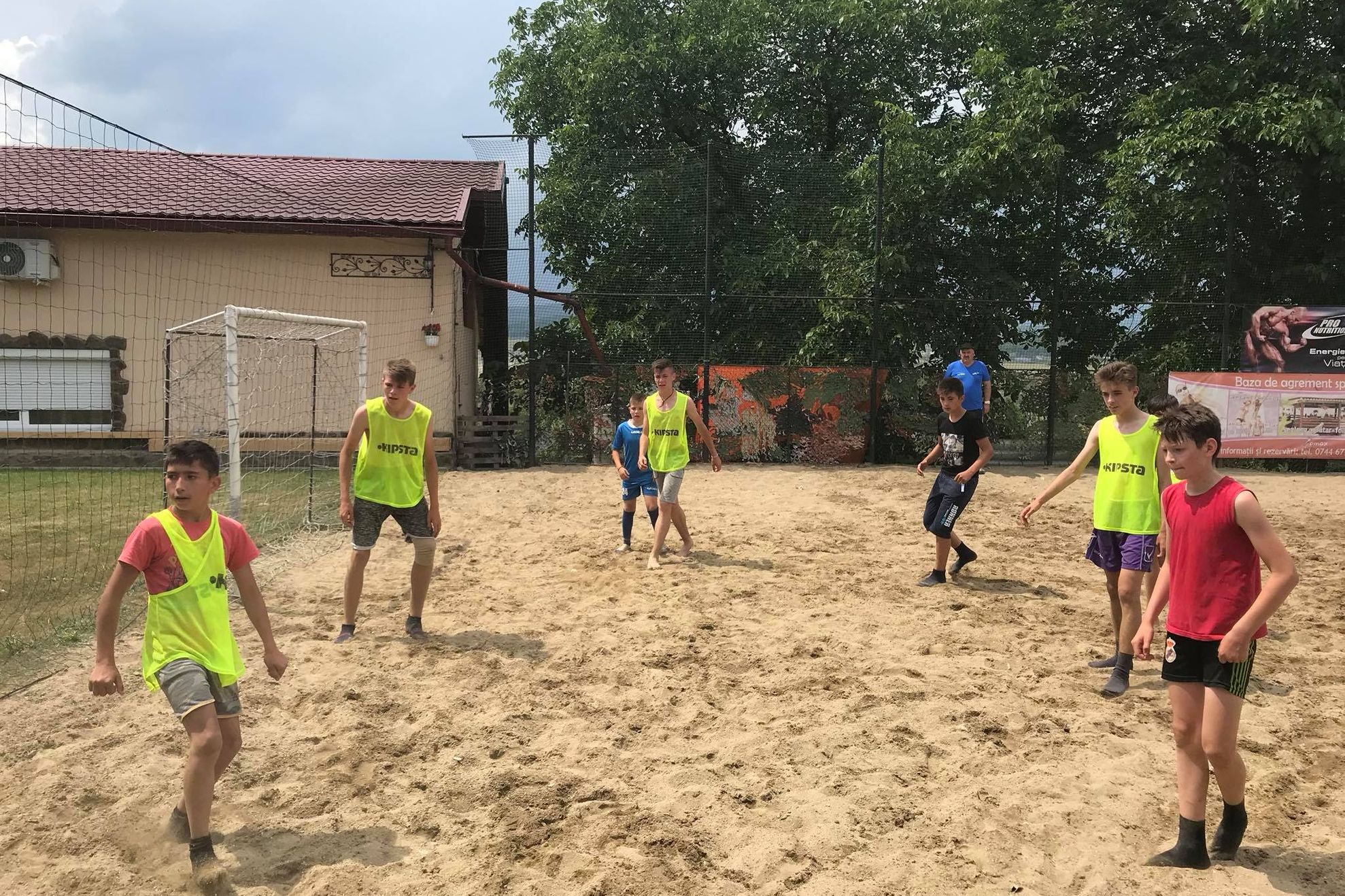 fotbal pe nisip cluj