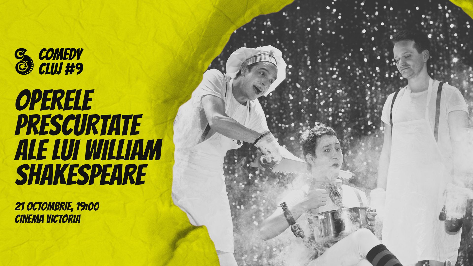 Comedy Cluj FB Event Cover Teatru Operele prescurtate ale lui William Shakespeare