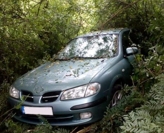 masina iesita de pe drum