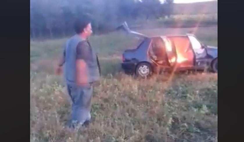 incendiu masina cioban cluj