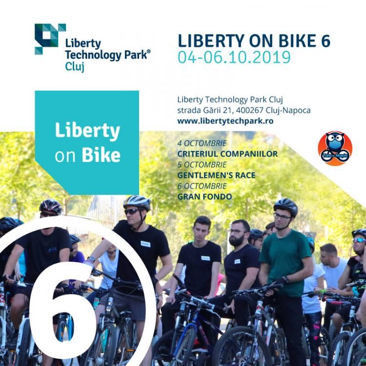 liberty on bike