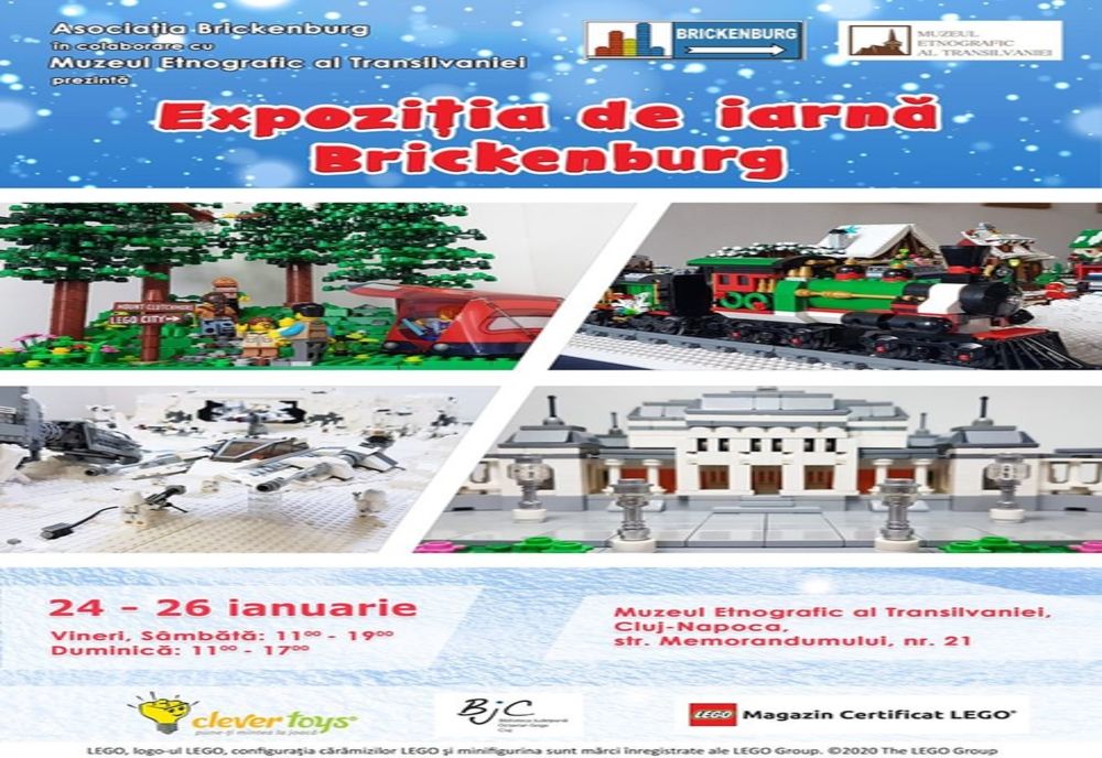 Expoziția de iarnă "Brickenburg" la Cluj-Napoca