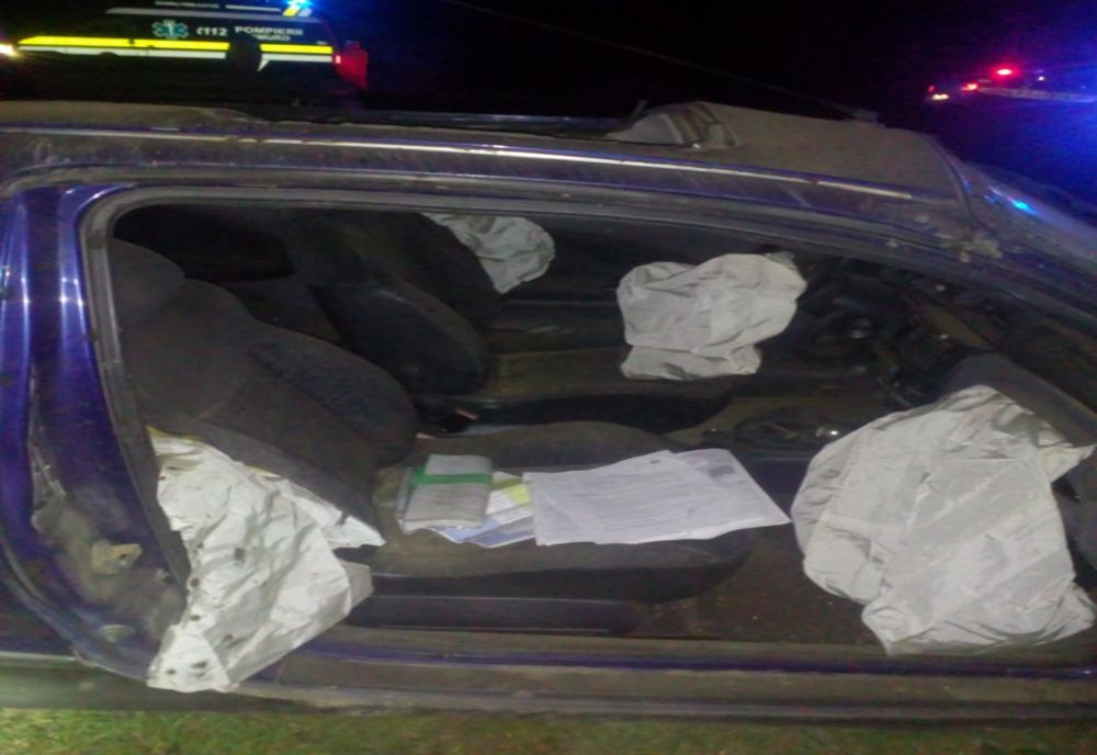 FOTO | Grav accident în judeţul Cluj! Accident provocat de un tânăr fără permis