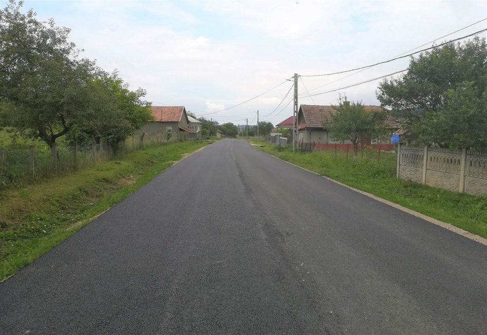 A fost finalizată asfaltarea drumului județean 161 Panticeu – Sărata – limită cu județul Sălaj