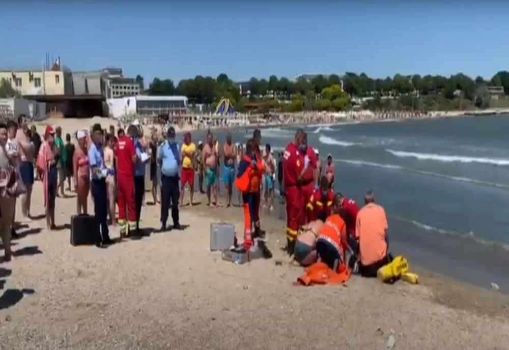 VIDEO | Un bărbat din Cluj a murit înecat în Mangalia 