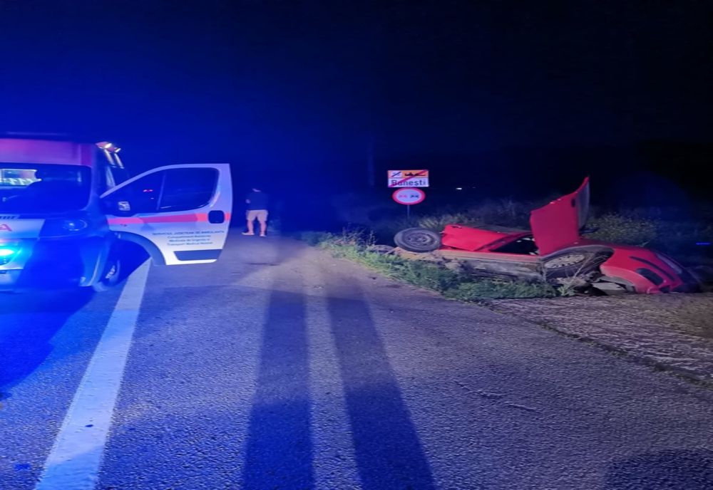 FOTO | Accident pe centura Gherlii! Două femei de 81 și 98 de ani au fost rănite