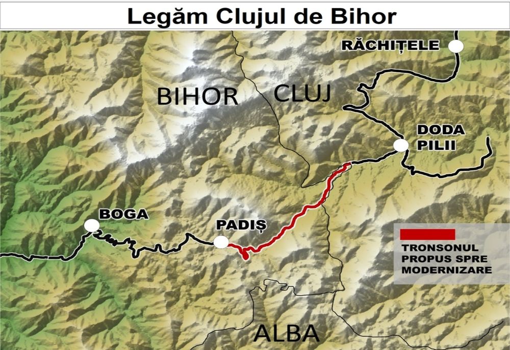 Un drum forestier din Munţii Apuseni, între Cluj şi Bihor, va fi modernizat