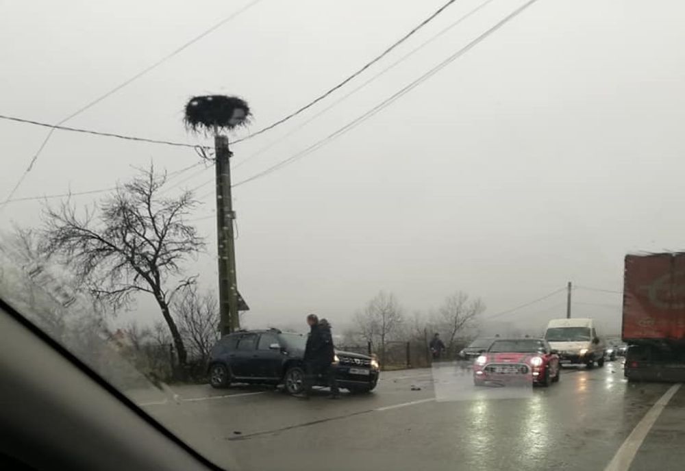 VIDEO | Accident cu 5 maşini pe centura Gherlii 