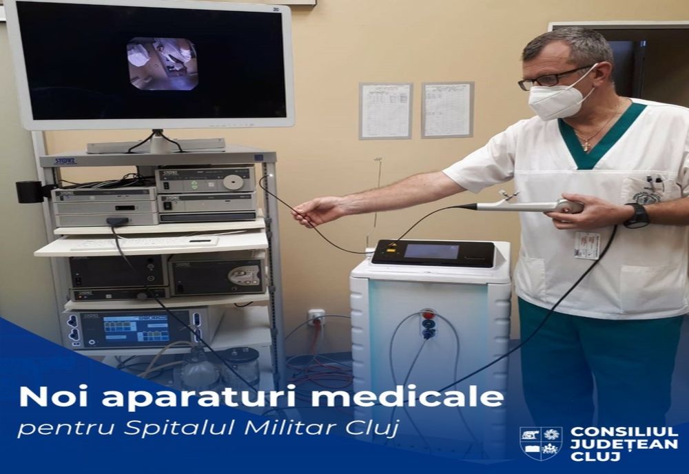 Noi dotări medicale pentru Spitalul Militar din Cluj-Napoca