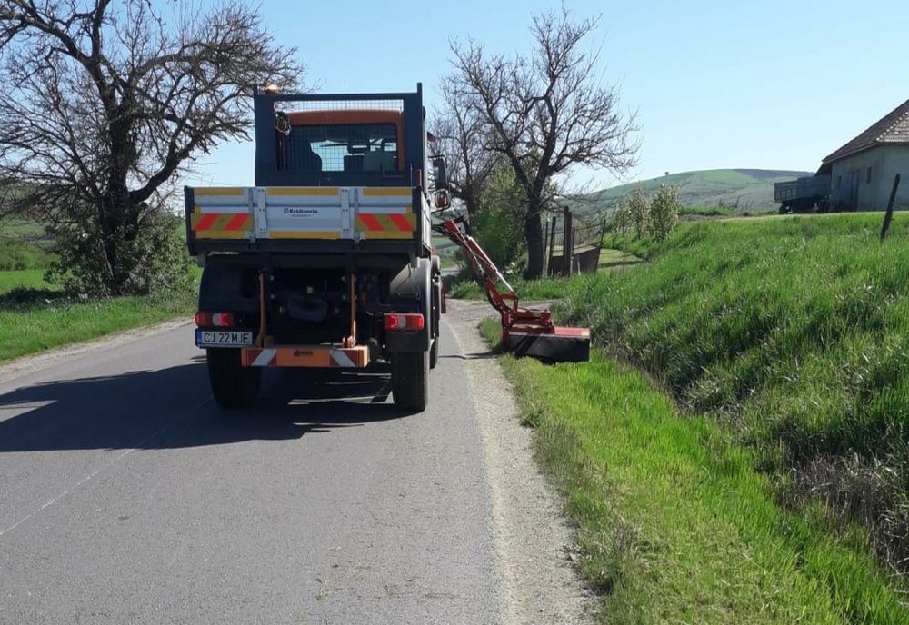 Lucrări de întreținere în judeţul Cluj care vizează sporirea vizibilității în trafic