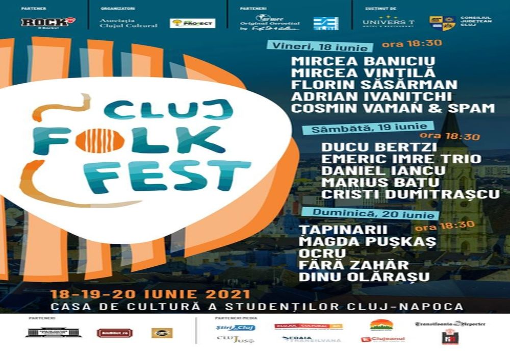Cluj Folk Fest 2021 - La mijloc de iunie, Clujul vibrează pe ritmuri de folk