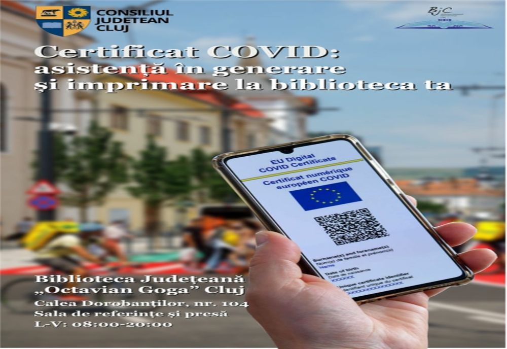 Asistență în generarea certificatului COVID