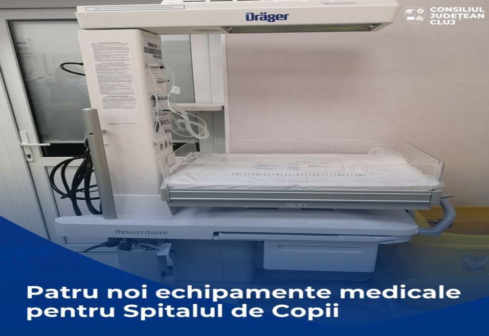 Noi echipamente medicale pentru Spitalul de Copii Cluj