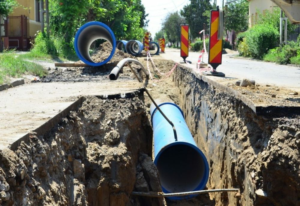Se extinde rețeaua de canalizare în localitatea clujeană Aghireșu