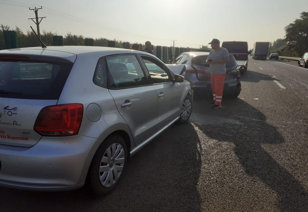 Accident cu trei maşini în Câţcău! Trei şoferi din Gherla, Maramureş şi Bistriţa-Năsăud au fost răniţi