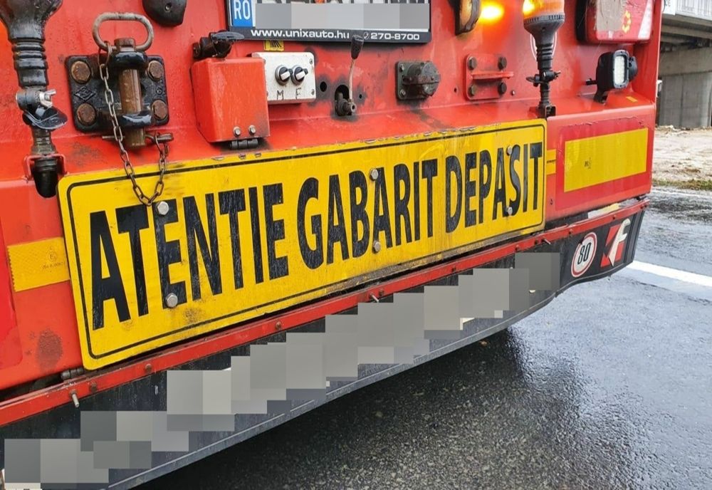 Transport agabaritic pe ruta  Borș PTF – Cluj-Napoca