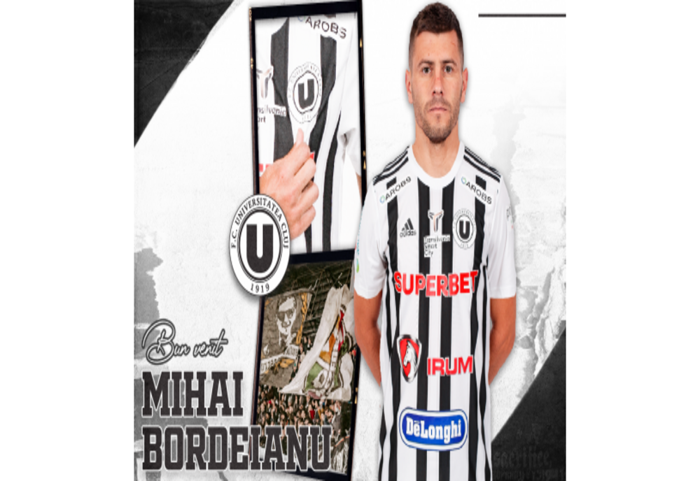 Mihai Bordeianu, un jucător cu cinci titluri ale României în palmares, transferat la ”U” Cluj