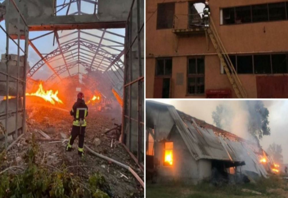 PORTUL UCRAINEAN ODESA, SUB UN AMPLU ATAC AL DRONELOR RUSEȘTI