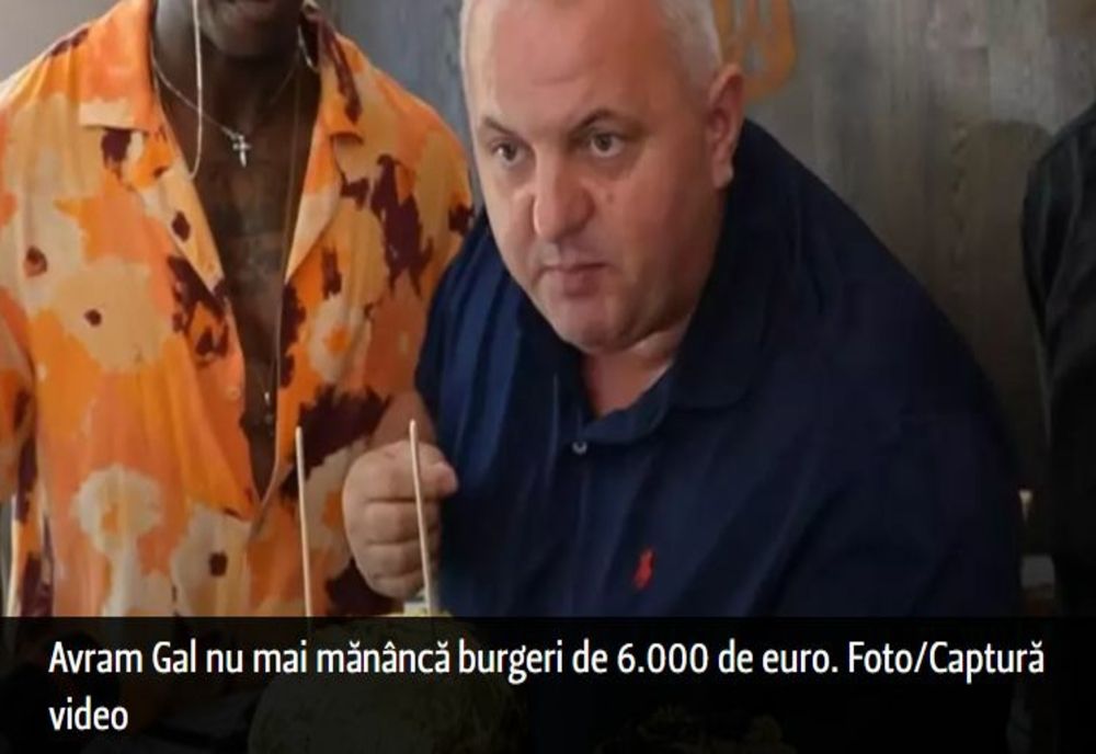 Patronul din Cluj, care vindea burgeri cu foiţă de aur, își face Paștele în închisoare VIDEO