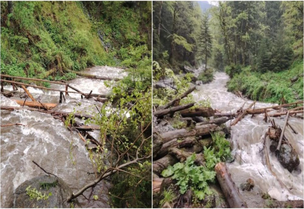 JUDEȚUL BRAȘOV, MĂTURAT DE PLOILE TORENȚIALE. MAI MULTE CĂI DE ACCES ȘI PODEȚE AU FOST DISTRUSE