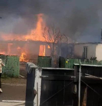 Incendiu în Vrancea