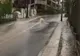 Stradă surpată în Cluj-Napoca