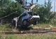 FOTO | Grav accident feroviar în judeţul Cluj! O persoană este încarcerată